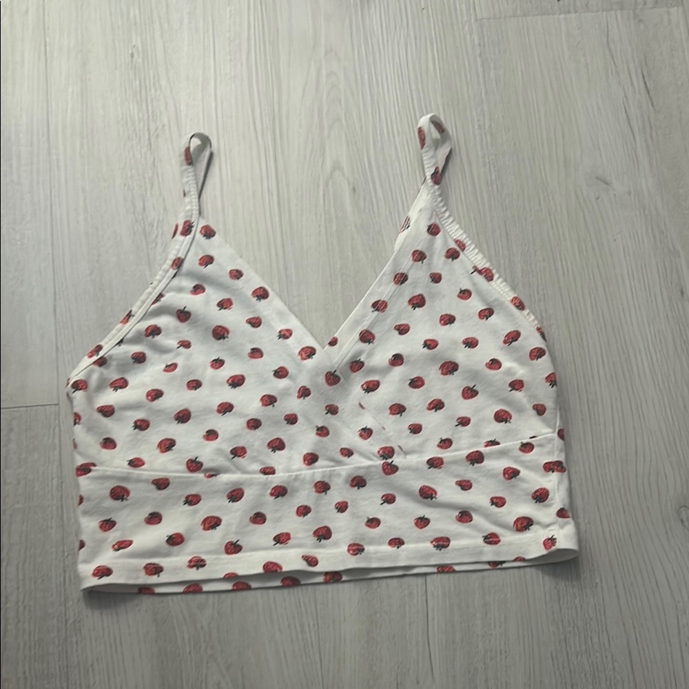 Brandy Melville Strawberry Top